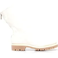 Guidi Women's White Ankle Boots