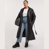 Simply Be Women's Black Trench Coats