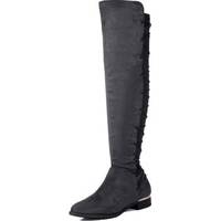 Spylovebuy Women's Grey Knee High Boots