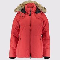 canada goose red jacket womens