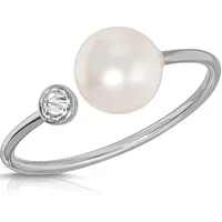 QP Jewellers Women's Pearl Rings