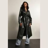 MissPap Women's Leather Trench Coats