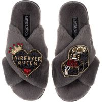 Wolf & Badger Laines London Women's Faux Fur Slippers