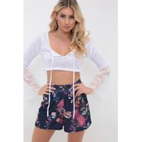 I Saw It First Floral Shorts for Women