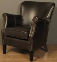 Choice Furniture Superstore Brown Leather Armchairs