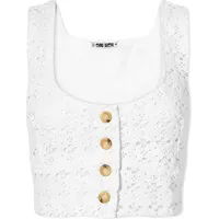 END. Women's White Vest Tops