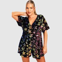 boohoo Women's Sequin Playsuits