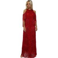 Spartoo Women's Red Maxi Dresses