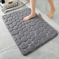 ILOVEMILAN Memory Foam Bath Mats