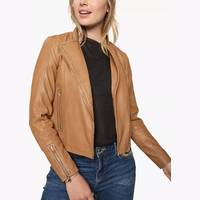 John Lewis Women's Brown Leather Jacket