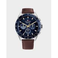 Secret Sales Mens Chronograph Watches With Leather Strap