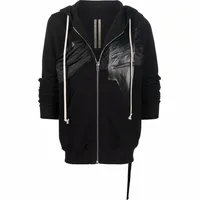 Rick Owens Drkshdw Men's Black Zip Hoodies