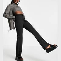 Collusion Women's Black Flared Trousers