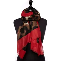 Moda In Pelle Women's Animal Print Scarves