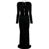 Elisabetta Franchi Women's Black Maxi Dresses