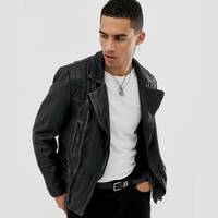 Allsaints Men's Black Leather Jackets