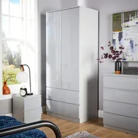 Home Source Grey Chest Of Drawers