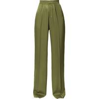 Wolf & Badger Women's High Waisted Satin Trousers