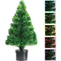 ManoMano UK Fibre Optic Christmas Trees
