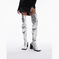 ASOS Women's Leather Thigh High Boots