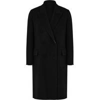 Flannels Men's Black Overcoats