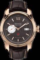 Bremont Mens Rose Gold Watch With Leather Strap