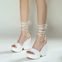 SHEIN Women's White Sandals