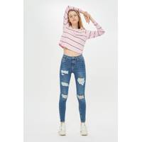 Topshop Womens Ripped Jeans