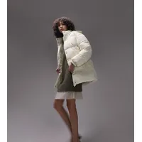 Topshop Women's White Puffer Jackets