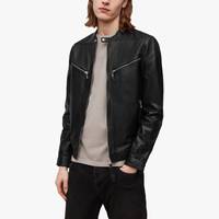 John Lewis Men's Black Leather Jackets
