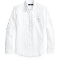 Ralph Lauren Men's White Linen Shirts