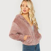 SHEIN Faux Fur Jackets for Women
