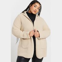 Yours Women's Cream Teddy Coats