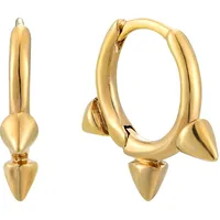 Wolf & Badger SEOL + GOLD Women's Hoop Earrings