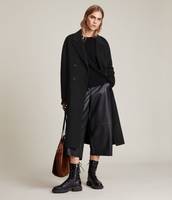 Allsaints Women's Black Wool Coats