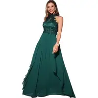 Krisp Women's Green Maxi Dresses