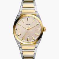 Fossil Mens Gold And Silver Watches