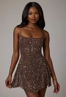 Oh Polly Women's Embellished Mini Dresses