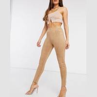 NA-KD UK Women's High Waisted Skinny Trousers