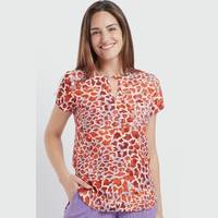 Everything5Pounds Women's Leopard Print Blouses