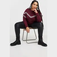 Yours Women's Burgundy Jumpers