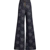 FARFETCH Etro Women's Cotton Floral Trousers