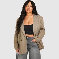 boohoo Women's Pinstripe Blazers