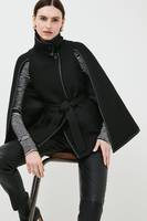 Karen Millen Women's Black Belted Coats