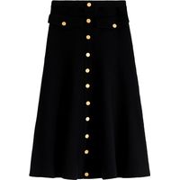 Victoria Beckham Women's Black Midi Skirts