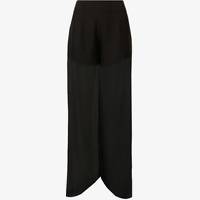 Selfridges Women's Wide Leg Silk Trousers