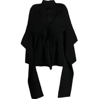 Yohji Yamamoto Women's Black Wool Coats