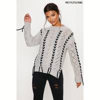 Pretty Little Thing Cable Knit Jumpers for Women