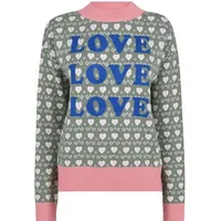 never fully dressed pink love jumper