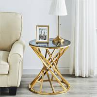 Etsy UK Glass And Metal Side Tables